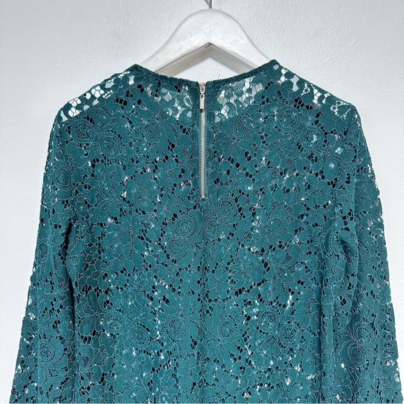 NWOT Dynamite Women’s Teal Green Lace Unlined 3/4 Sleeves Dress Size Small - Picture 10 of 15